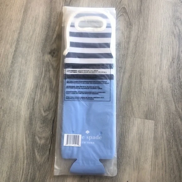 Kate Spade Wine Bottle Cozie Carrying Tote NEW - Picture 3 of 4